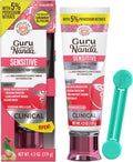 Sensitive Toothpaste – 5% Potassium Nitrate for Tooth Sensitivity Relief, with Nano-Hydroxyapatite,Xylitol & White Turmeric, with Toothpaste Squeezer, Natural Clove Mint, 4.2 Oz