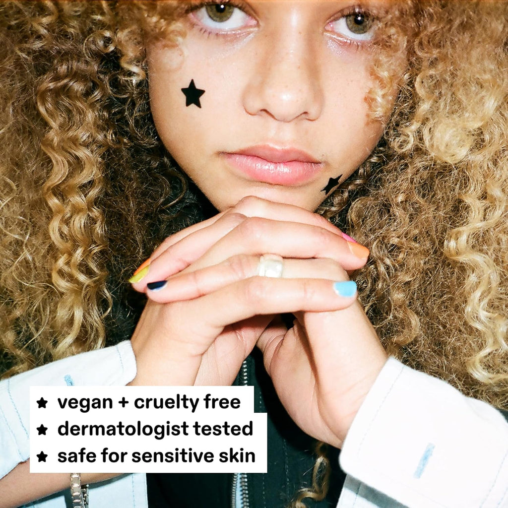 Starface Hydro-Star Black Pimple Patches BIG PACK, Hydrocolloid, Clinically Proven Spot Shrinking in 6 Hours, Absorb Fluid, Reduce Redness, Vegan, Cruelty-Free Skincare (96 Count)
