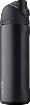 Owala Freesip Insulated Stainless Steel Water Bottle with Straw, Bpa-Free Sports Water Bottle, Great for Travel, 24 Oz, Very, Very Dark