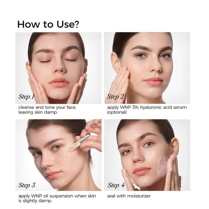 Collagen &4D Hyaluronic Acid Serum anti Aging,Oil-Suspension Serum|Barrier Repair Firming Emergency Repair|Wateroilbalance| Single-Use Vials Skincare for Sensitiveskin 30Pcs