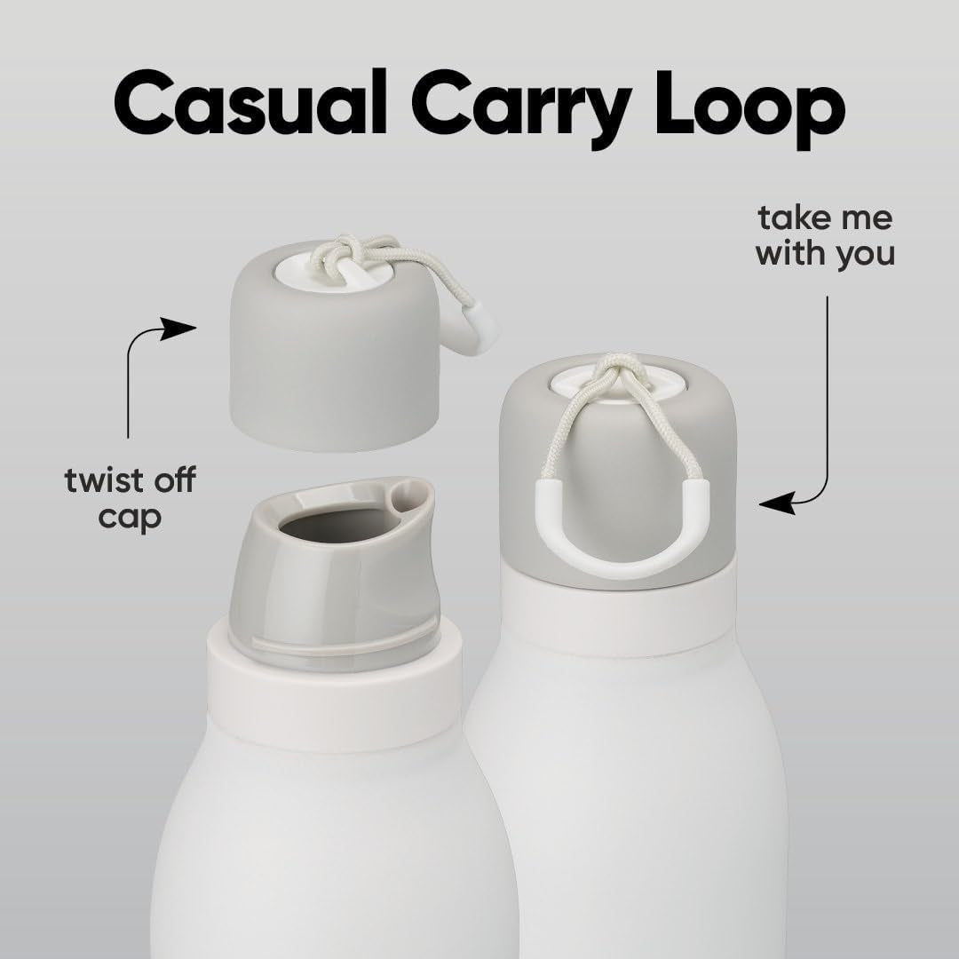 Owala Freesip Twist Insulated Stainless Steel Water Bottle with Straw for Sports and Travel, Bpa-Free, 24-Oz, Bubble Gum