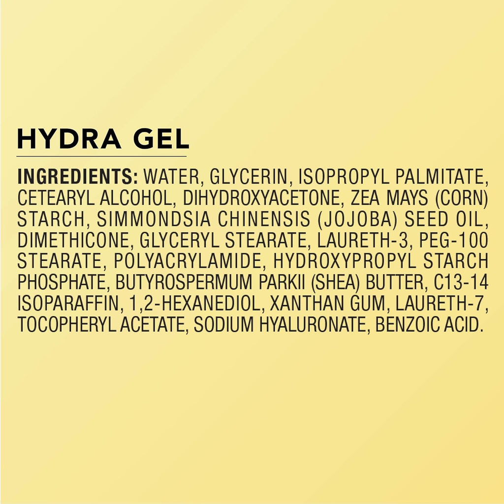 Natural Glow Hydra Gel Moisturizer, Gradual Tanning Lotion with Hyaluronic Acid, Hydrating Tanning Gel, Fragrance-Free Self Tanner, Fair to Medium Skin Tone, 8.3 Fl Oz