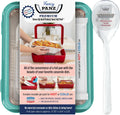 - Aqua Premium Aluminum Foil Pan Carrier with Lid & Hot/Cold Pack - BPA Free, Made in the USA Elevated Food Serving Tray - Portable Casserole Carrier with Lid - Hosting Essentials