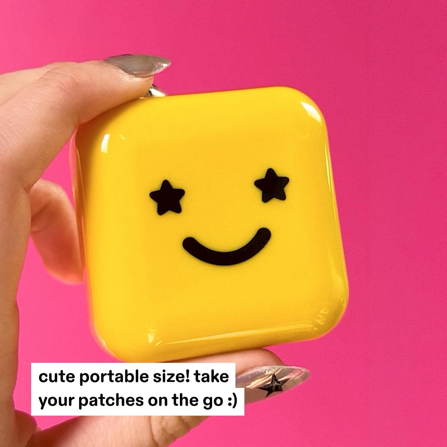 Hydro-Star Pimple Patches + Big Yellow Compact, Clinically Proven Spot Shrinking in 6 Hours, Absorb Fluid and Reduce Redness, Hydrocolloid, Vegan and Cruelty-Free Skincare (32 Count)