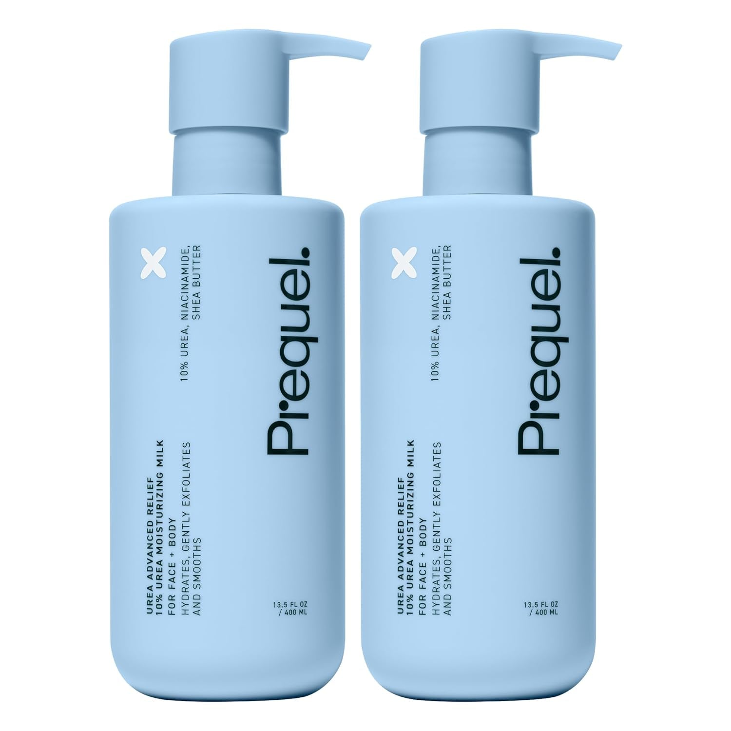 Skin Urea 10% Moisturizing Lotion for Face & Body, Unscented, Hydrating Cream for Extremely Dry & Sensitive Skin, 6.75 Fl Oz, Pack of 2