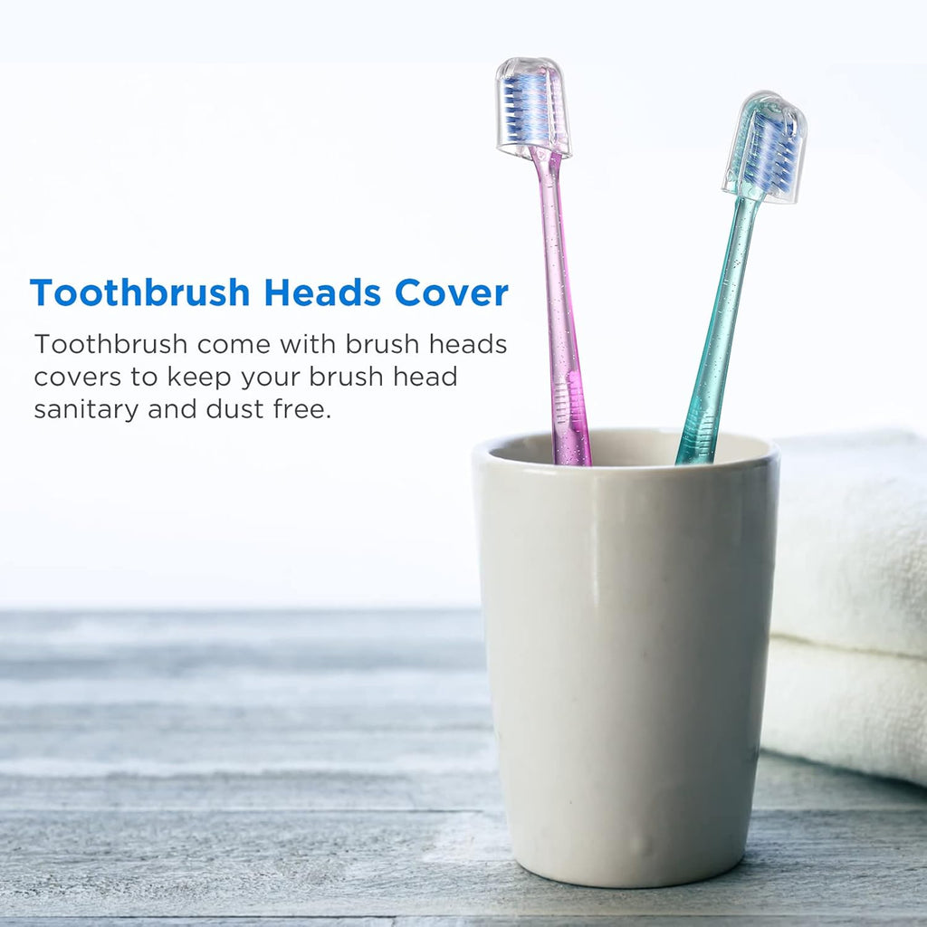 V-Shaped Orthodontic Toothbrush for Braces, Soft Bristles, 6 Count, No Interdental Brushes Included