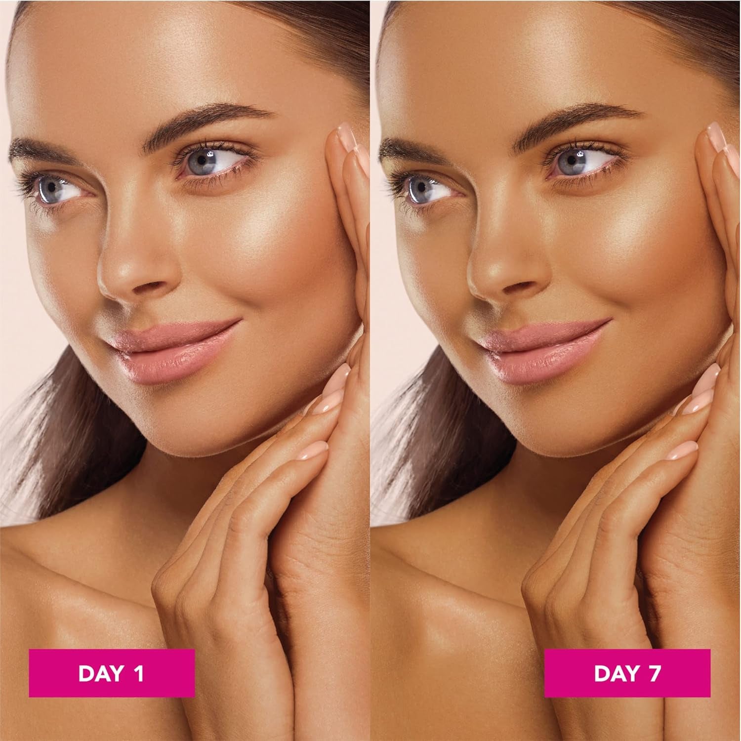 Natural Glow Self Tanner Face Moisturizer with SPF 20 Facial Sunscreen, Medium to Deep Skin Tone, Sunless Tanning, Oil Free, Broad Spectrum Protection UVA and UVB, 2 Oz (Packaging May Vary)