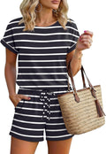 Womens Romper 2026 Summer Casual Short Jumpsuits Beach Vacation Clothes with Pockets
