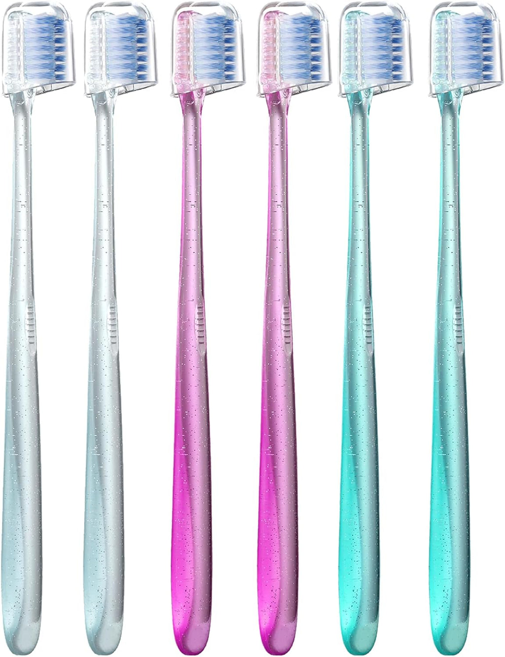 V-Shaped Orthodontic Toothbrush for Braces, Soft Bristles, 6 Count, No Interdental Brushes Included