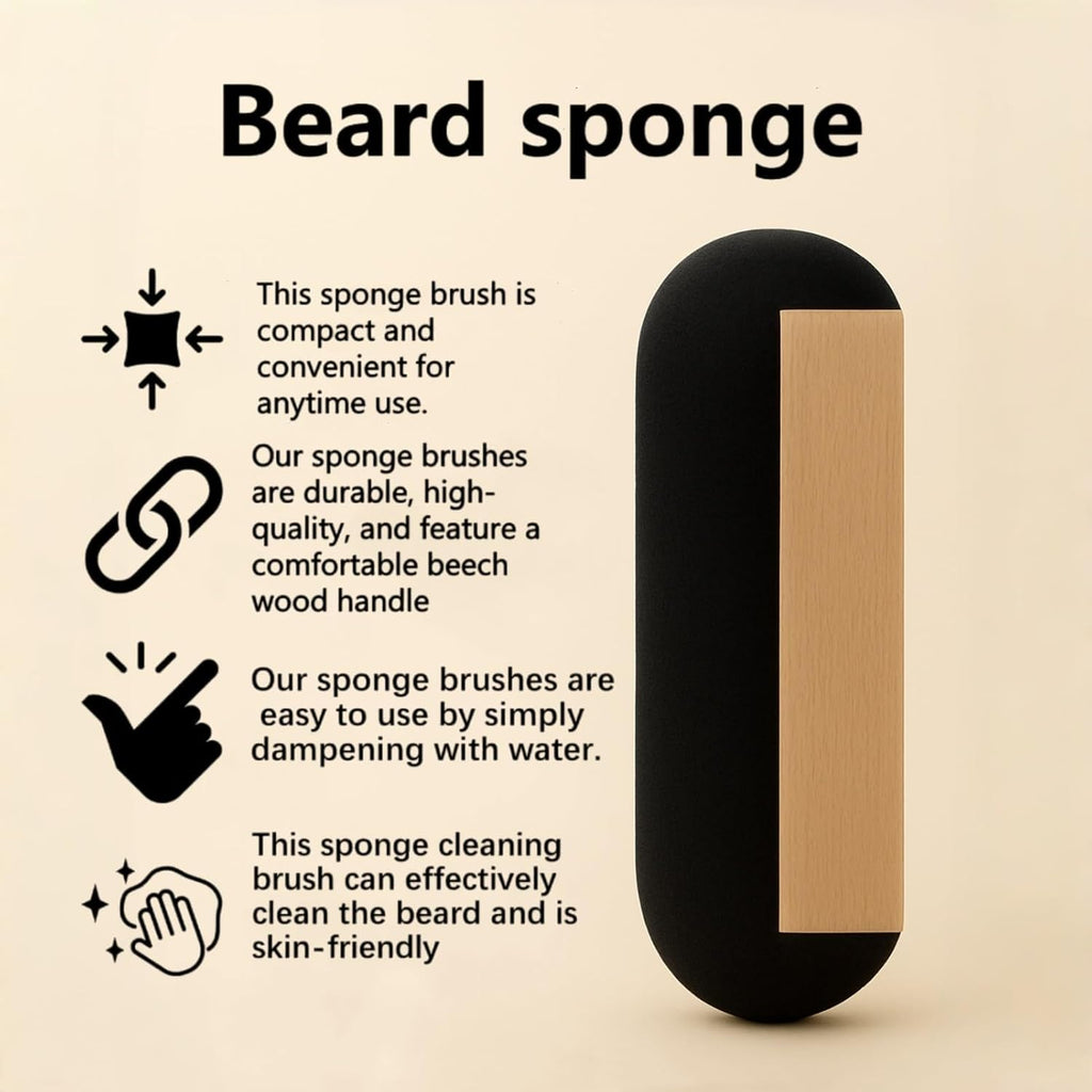 for Sink – Fast & Easy Beard Hair Catcher & Cleaner | Reusable Beard Scrubber for Trimmings | Compact Grooming Tool for Men’S Shaving – No More Messy Counters & Sinks