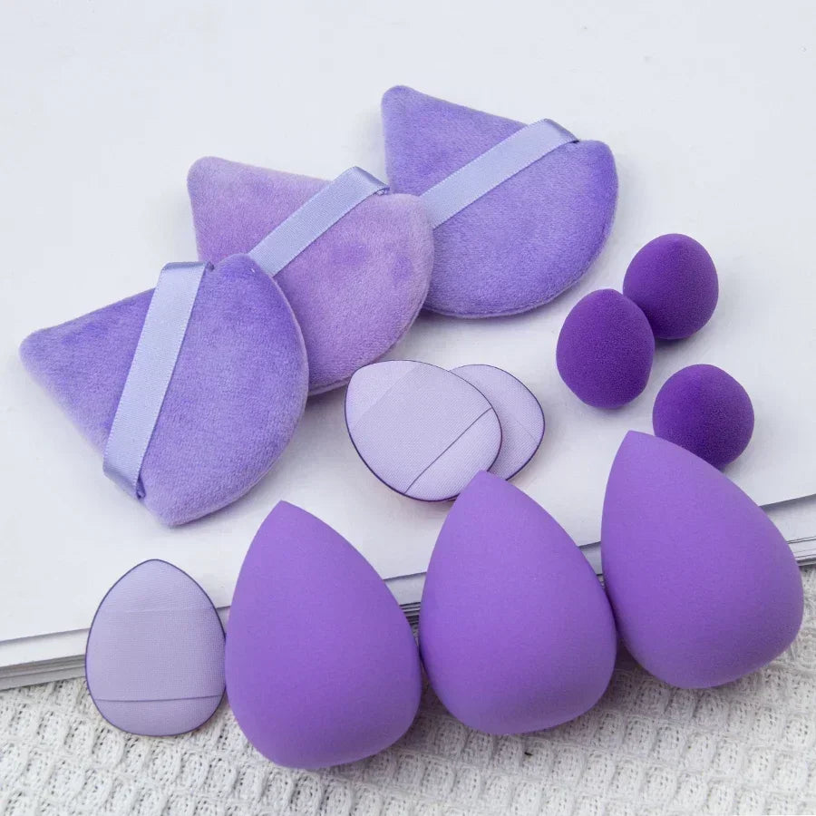 12/14Pcs Makeup Sponge Set | Latex-Free Beauty Blender Kit