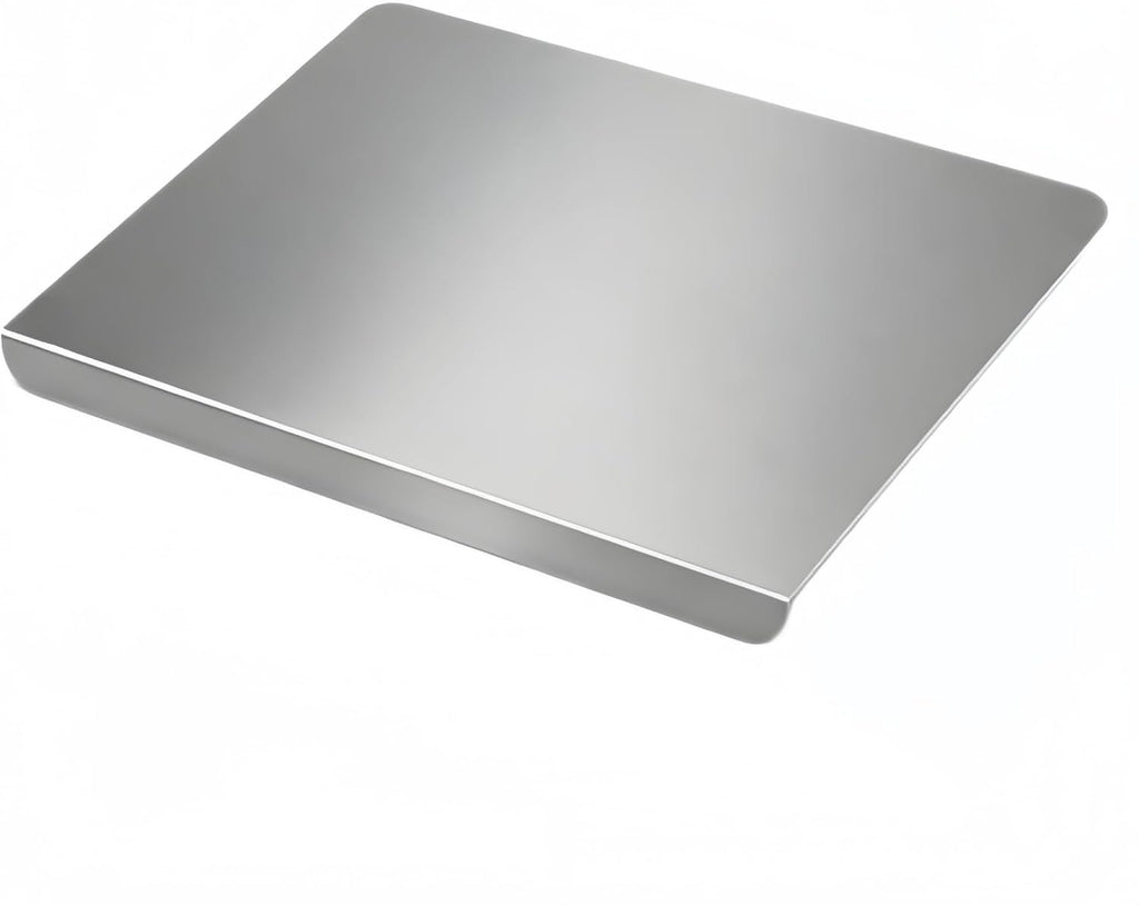 Stainless Steel Cutting Board for Kitchen with Counter Lip, Large Metal Chopping Board 15.7" × 11.8", Heavy Duty Kitchen Cutting Board for Meat, Vegetables & Dough, Easy Clean Countertop Prep Board