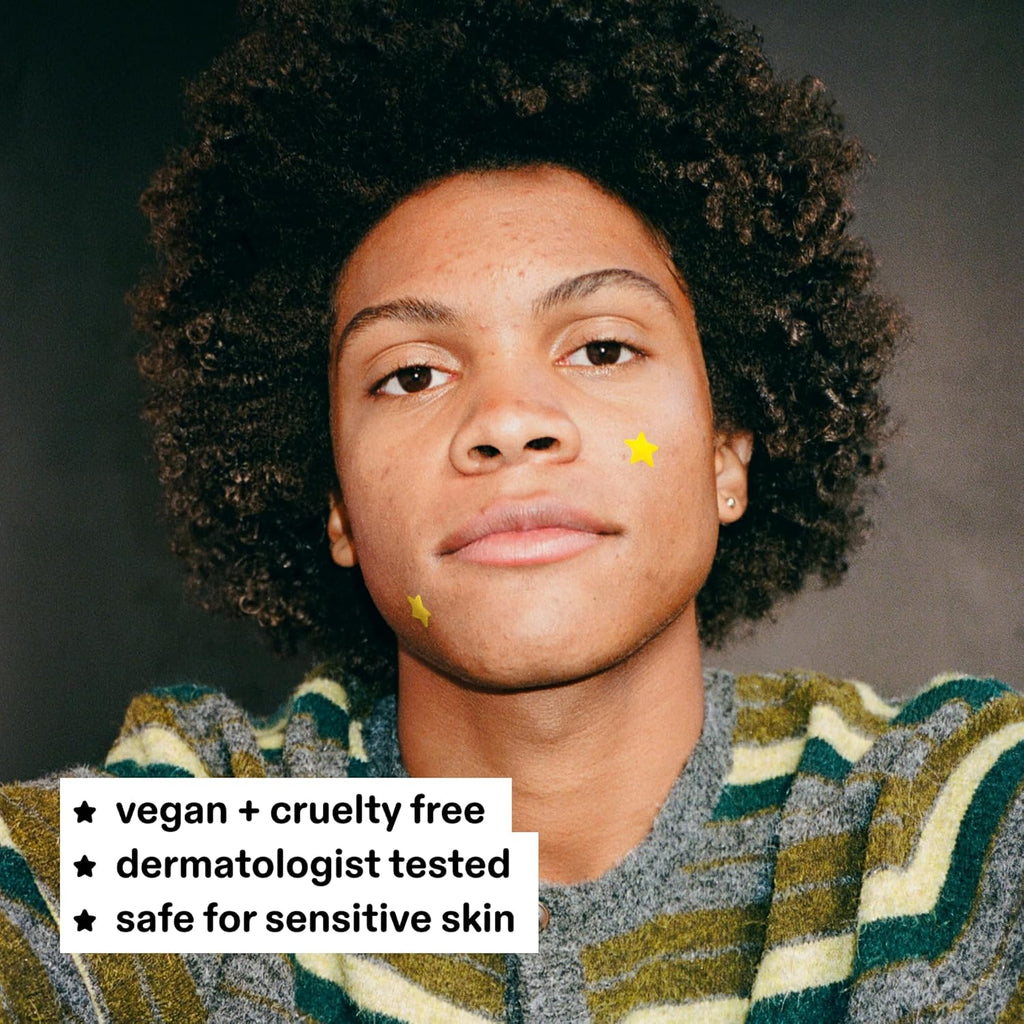 Hydro-Star Pimple Patches + Big Yellow Compact, Clinically Proven Spot Shrinking in 6 Hours, Absorb Fluid and Reduce Redness, Hydrocolloid, Vegan and Cruelty-Free Skincare (32 Count)