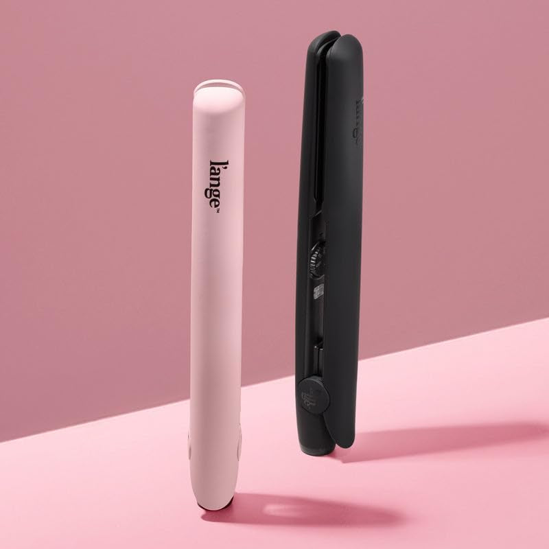 Le Ceramique 1-Pass Flat Iron Hair Straightener | Fast Heating Ceramic Flat Iron | Best Hot Tools Professional Hair Straightener to Lock in Moisture & Shine | (Blush)