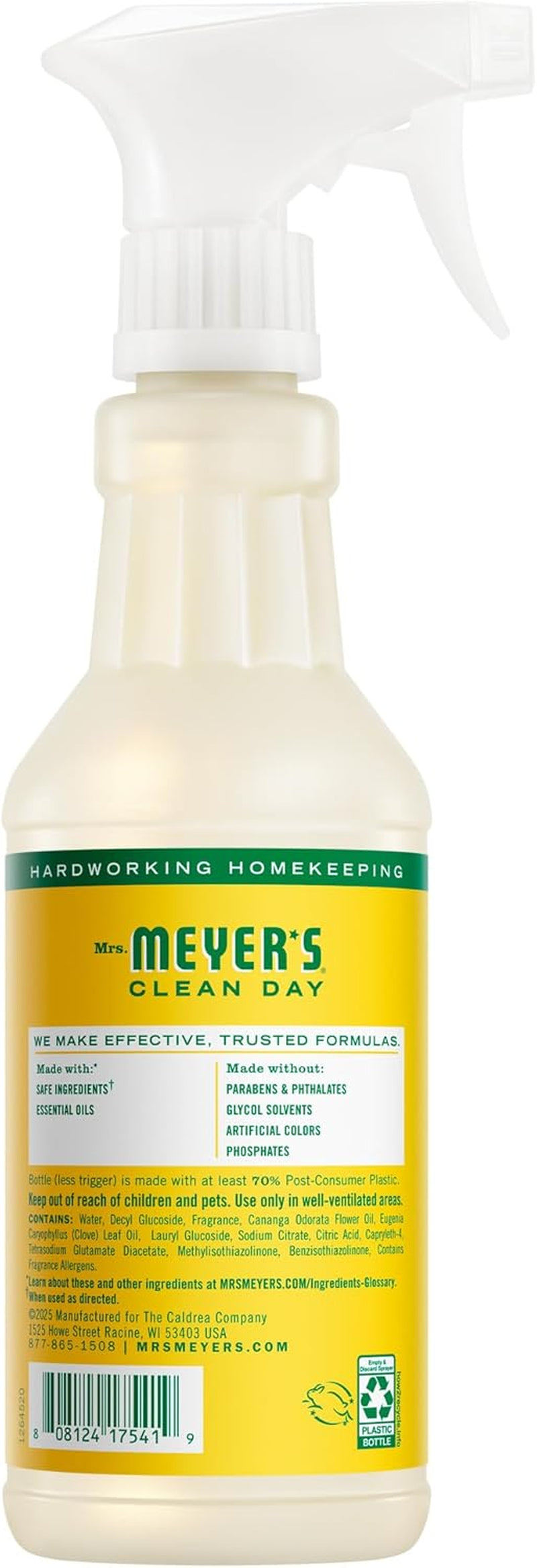 MRS. MEYER'S CLEAN DAY Multi-Surface Everyday Cleaner, Honeysuckle Scent, 16 Fl Oz Bottle - 3 Pack