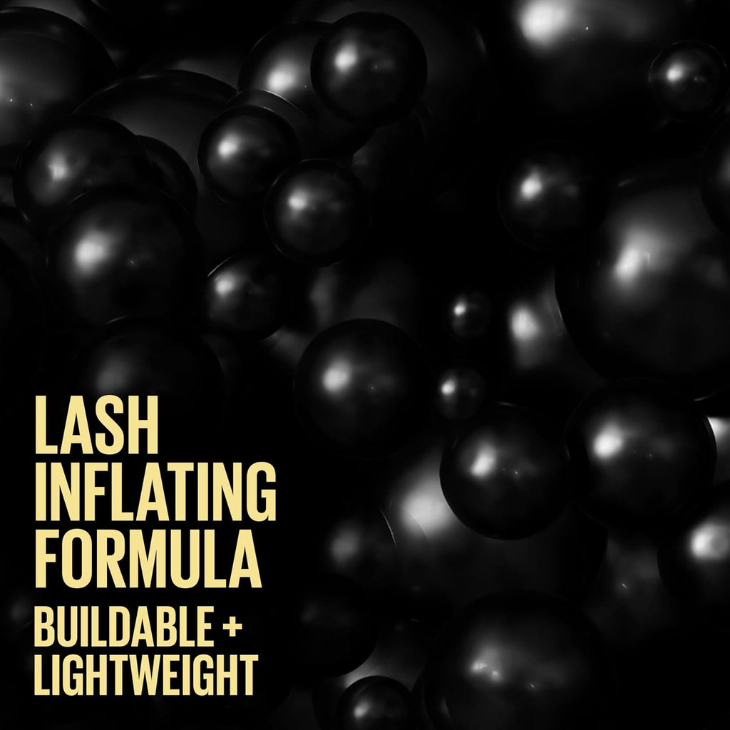Maybelline the Colossal Bubble Washable Mascara, Buildable Mascara Volume and Length Formula for Bold, Separated Lashes, Blackest Black, 1 Count