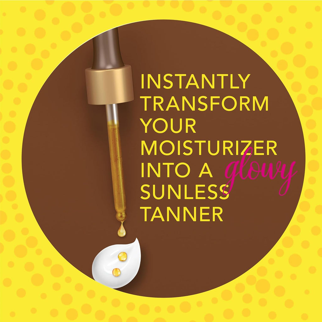 Natural Glow Instant Sun Drops, Sunless Tanning for Face and Body, Instant Sun Bronzing Drops, Oil Free, 1 Fl Oz
